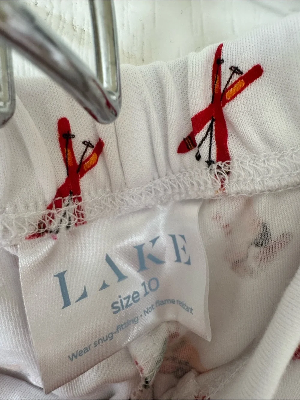 Lake Kids Christmas Pajama Set Size 10 Holiday Cotton